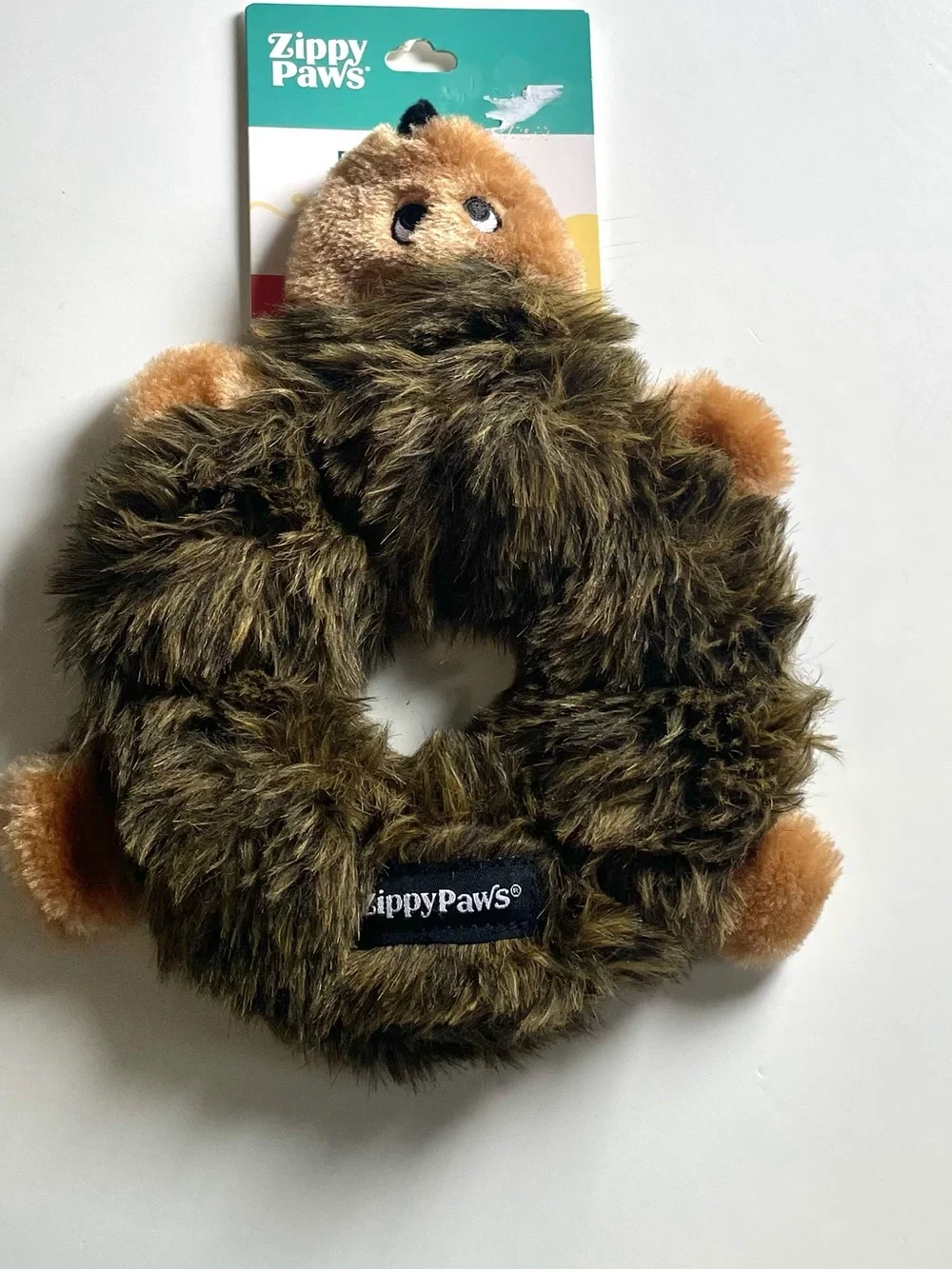 Plush Pet Toys Raccoon & Hedgehog Zippy Paws